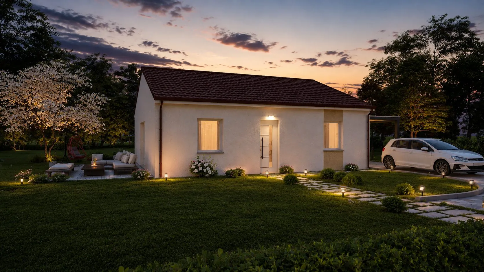 Maison neuve à bâtir à Chaumont - 71 m², 2 chambres, prestations modernes 