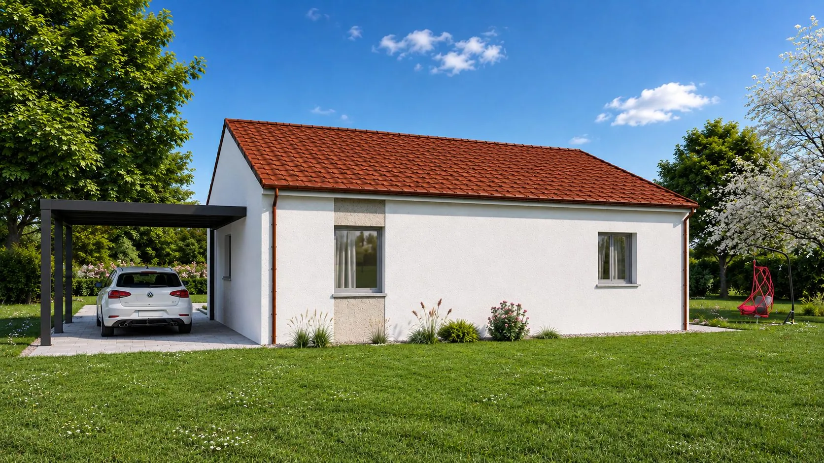 Maison neuve à bâtir à Chaumont - 71 m², 2 chambres, prestations modernes 