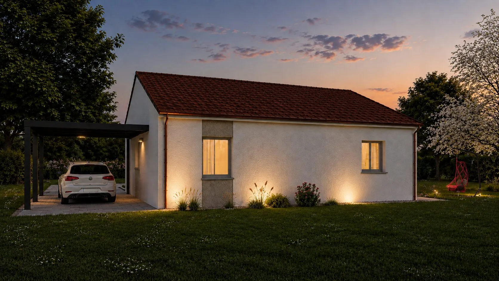 Maison neuve à bâtir à Chaumont - 71 m², 2 chambres, prestations modernes 