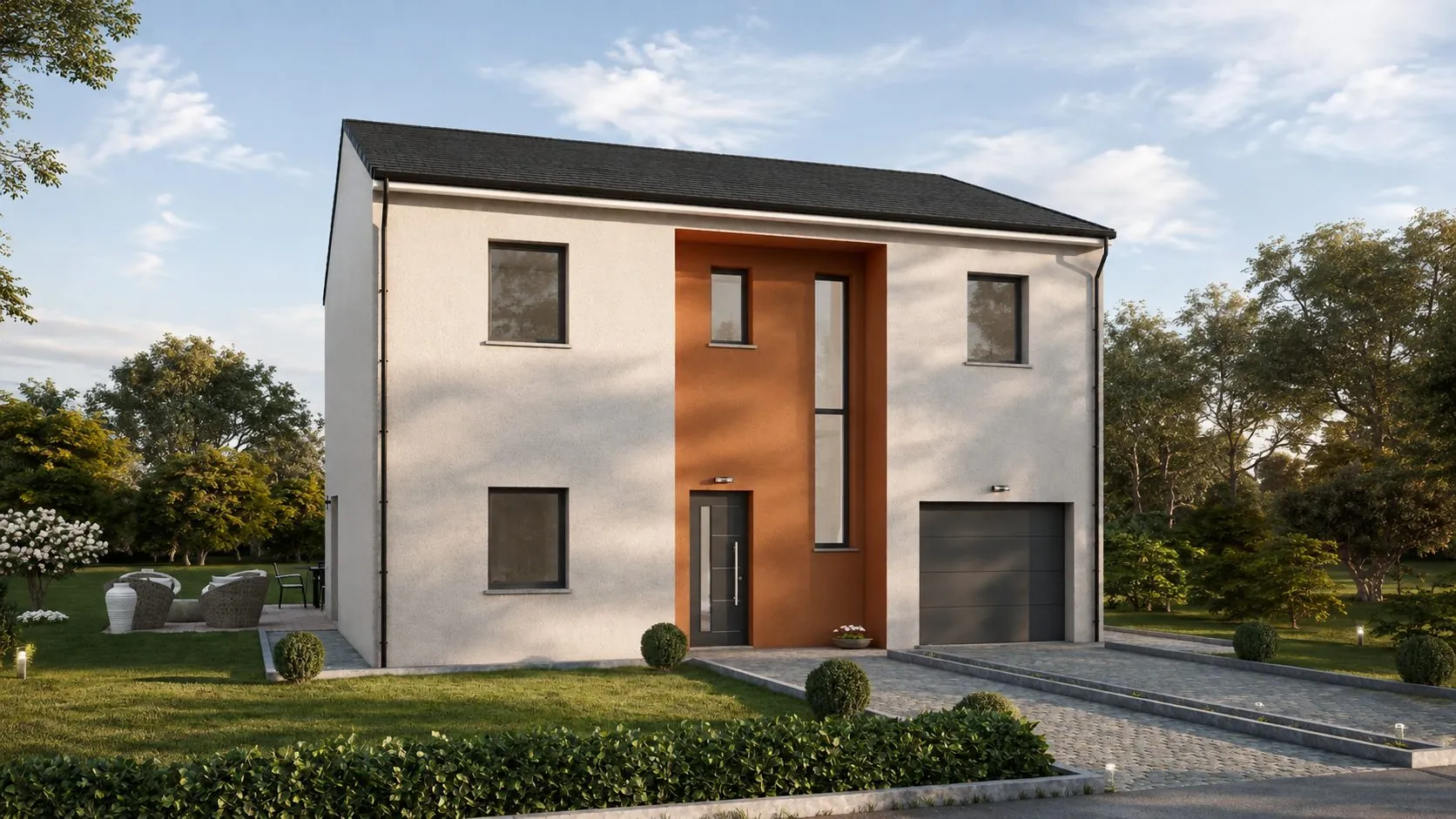 Maison neuve à construire à Nogent avec 4 chambres et prestations modernes