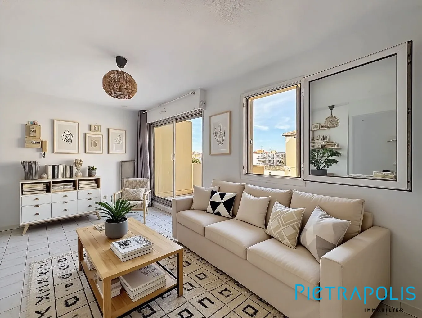 Studio de 18,43 m² avec terrasse au centre de Sète, proche commodités