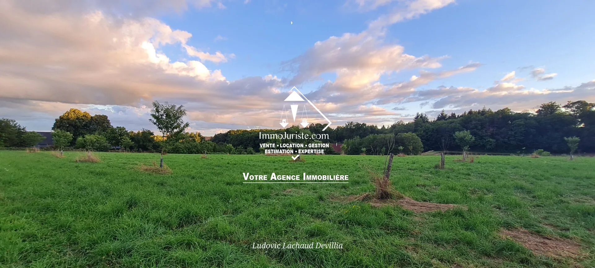 Terrain constructible de 7 600 m² à Angoisse dans le Périgord Vert