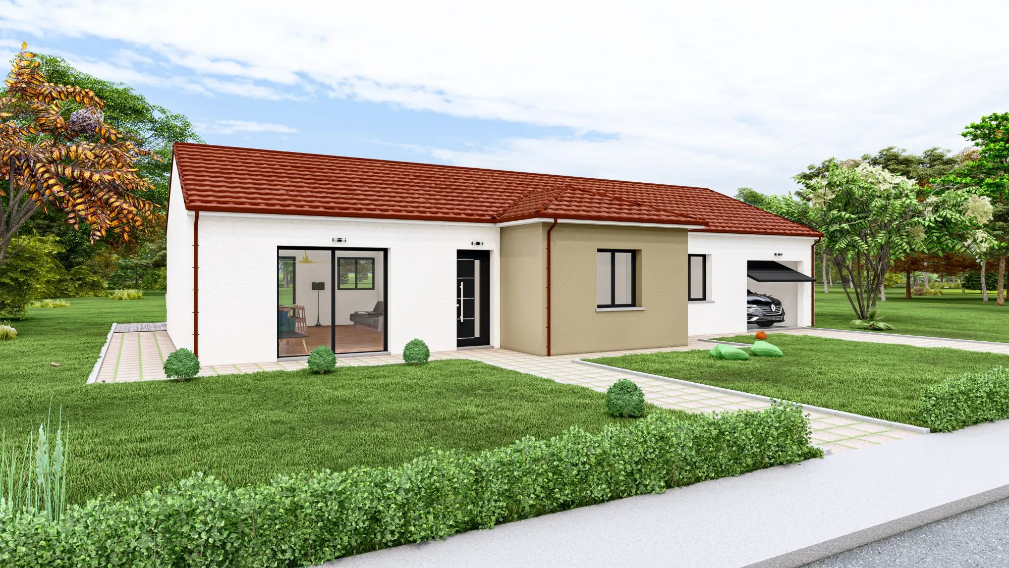 Maison neuve à construire à Rouves – 3 chambres, prestations modernes, étude gratuite