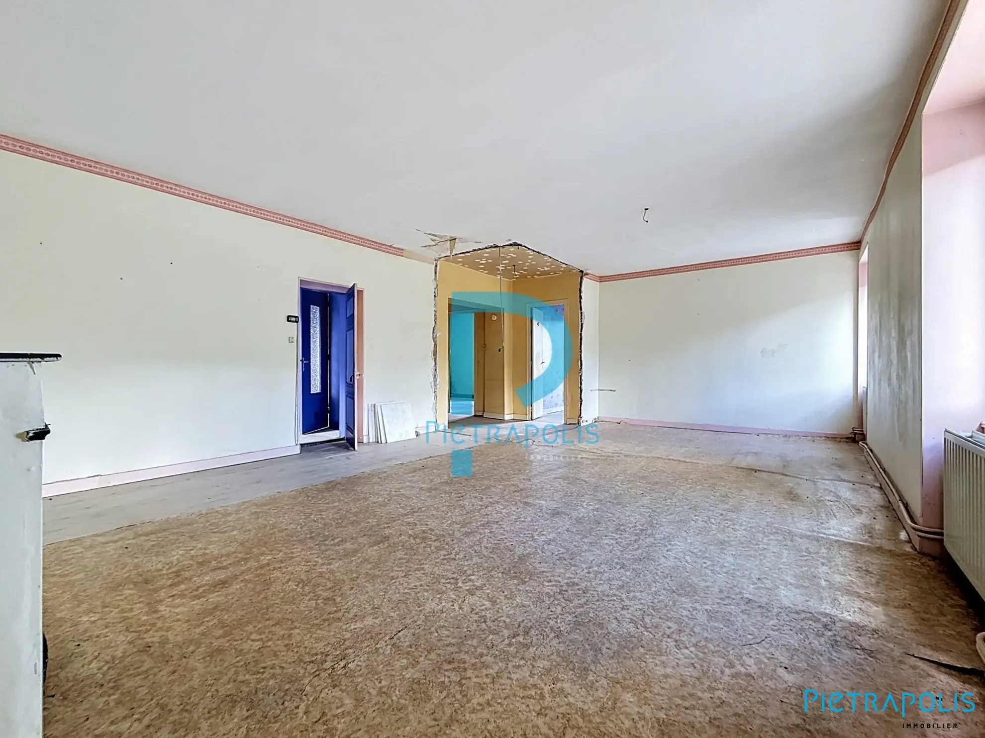 Appartement/Plateau à rénover avec garage, cave et cour à Tarare 