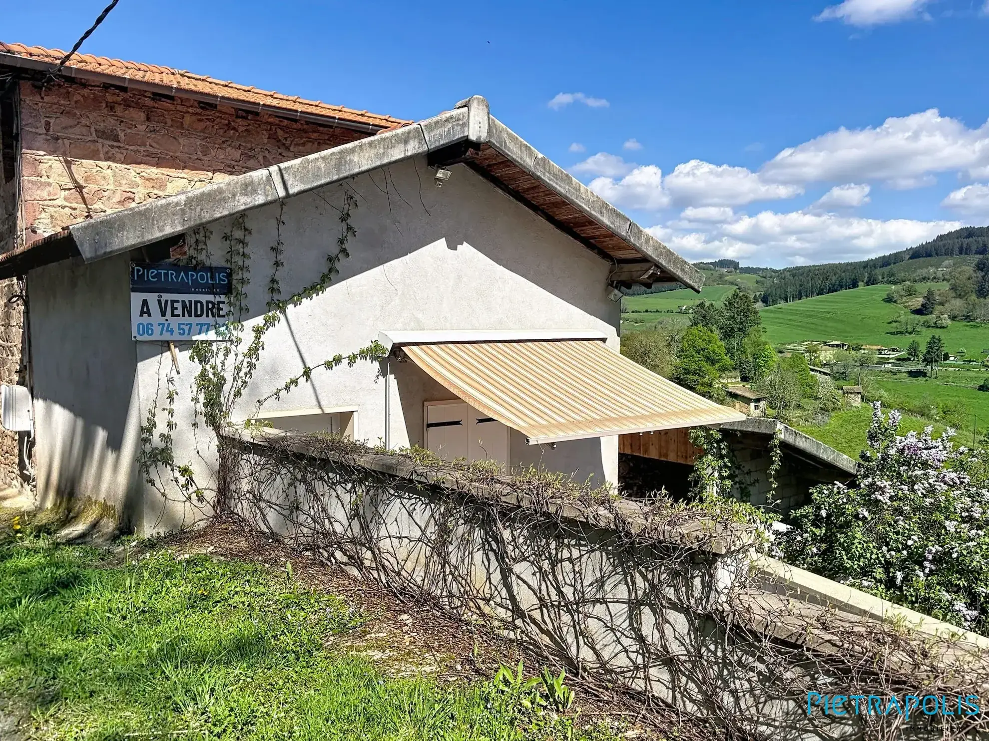 Maison à Thizy Les Bourgs avec terrain arboré et vue panoramique