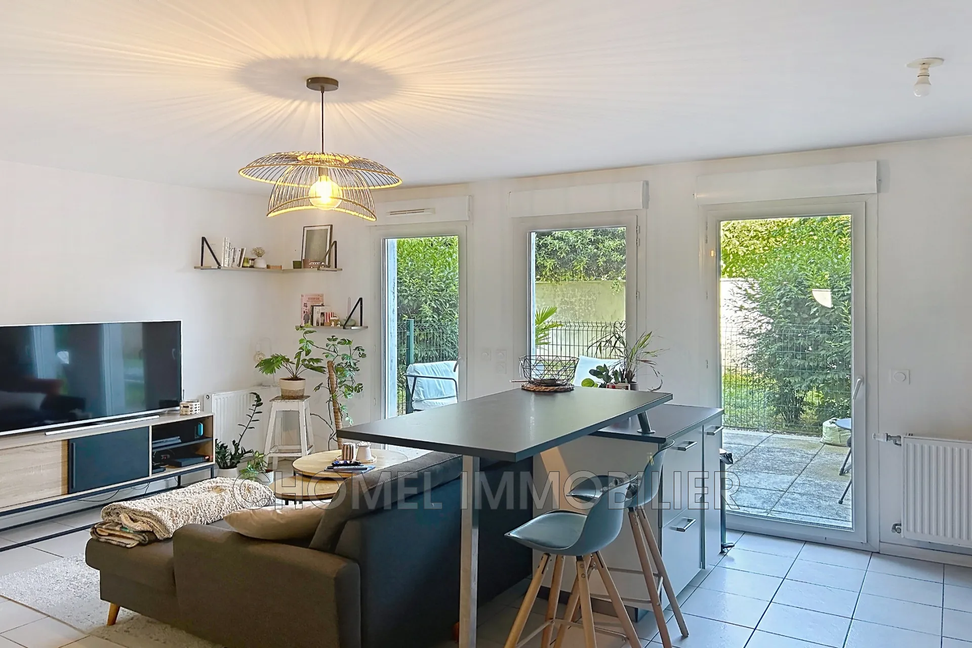 Très bel appartement T2 avec jardin privé à Lyon, proche transports