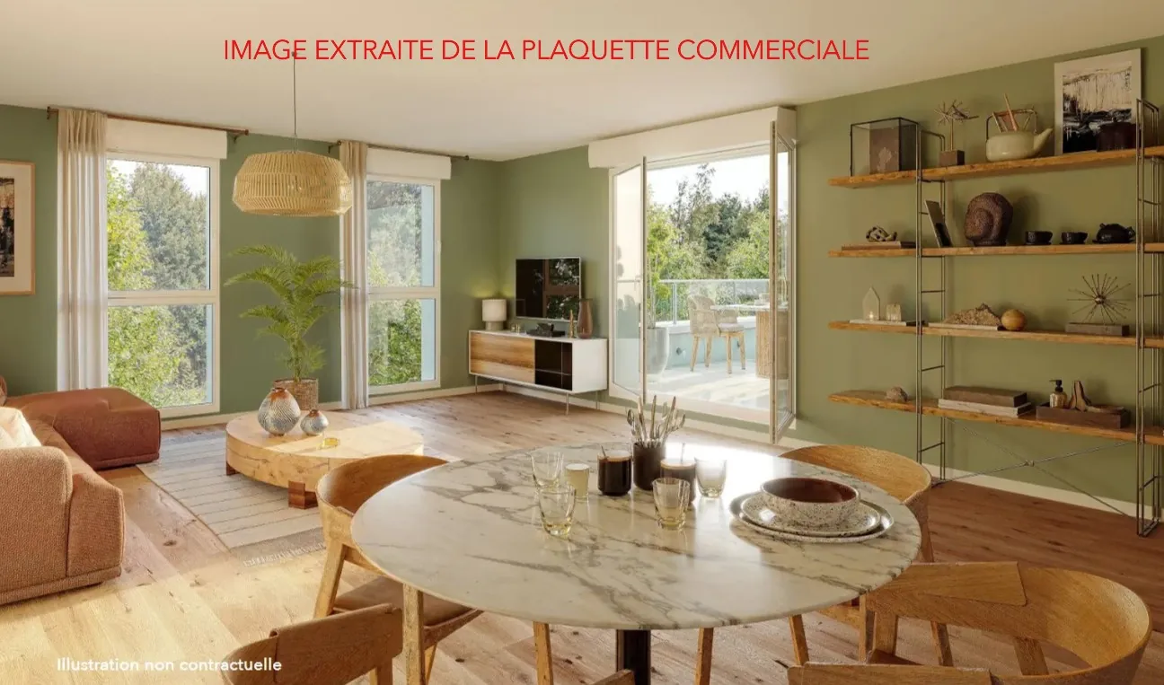 Appartement neuf 2 pièces à Villeneuve-d'Ascq avec balcon et parking - Investissement 2028