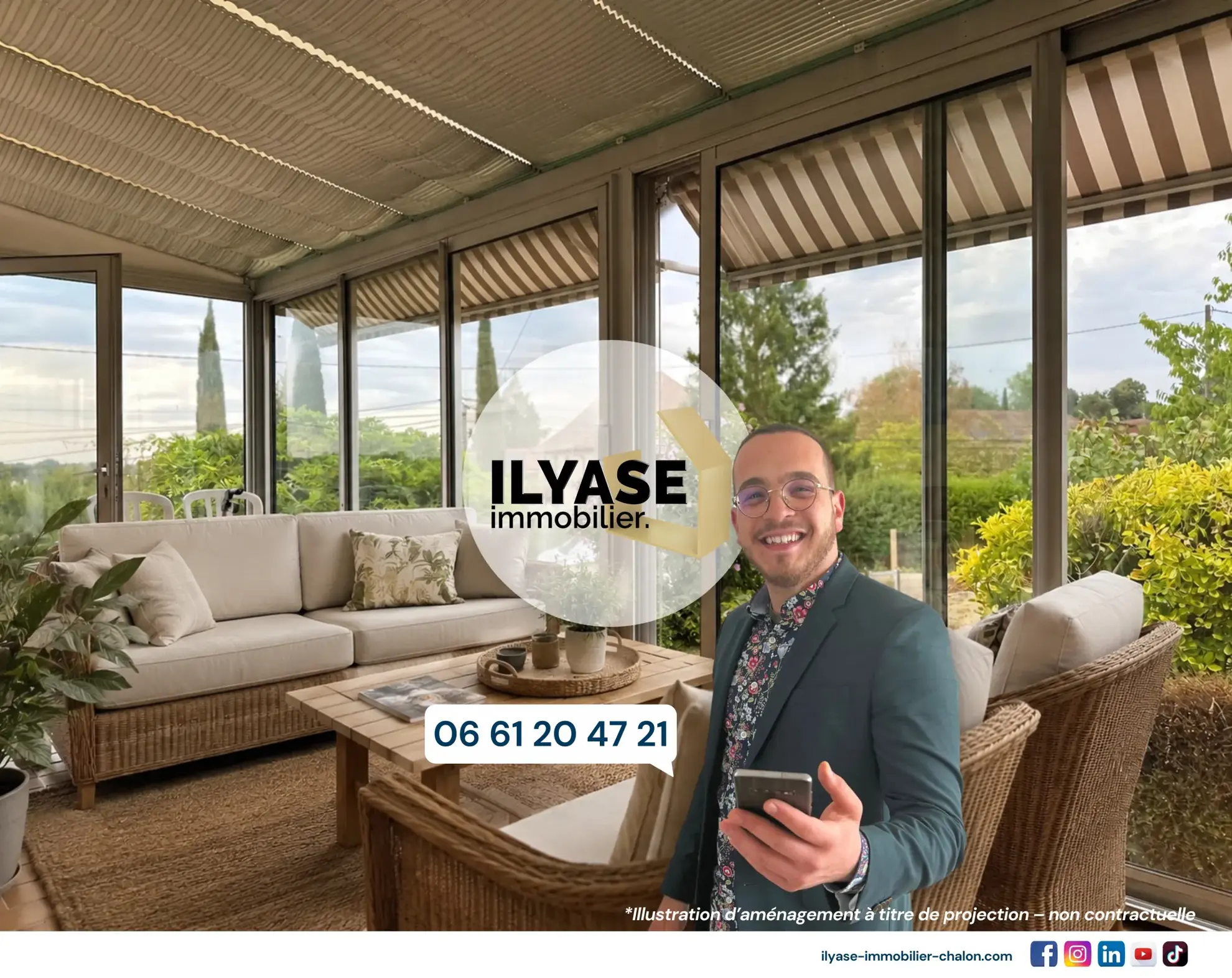 Maison 82 m² avec 3 chambres, terrain de 1110 m² et double garage à Saint-Rémy