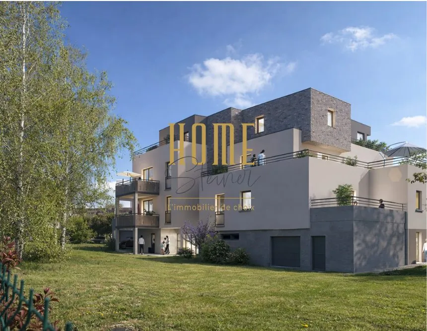 Appartement T2 neuf de 56 m² avec grande terrasse à Bischwiller