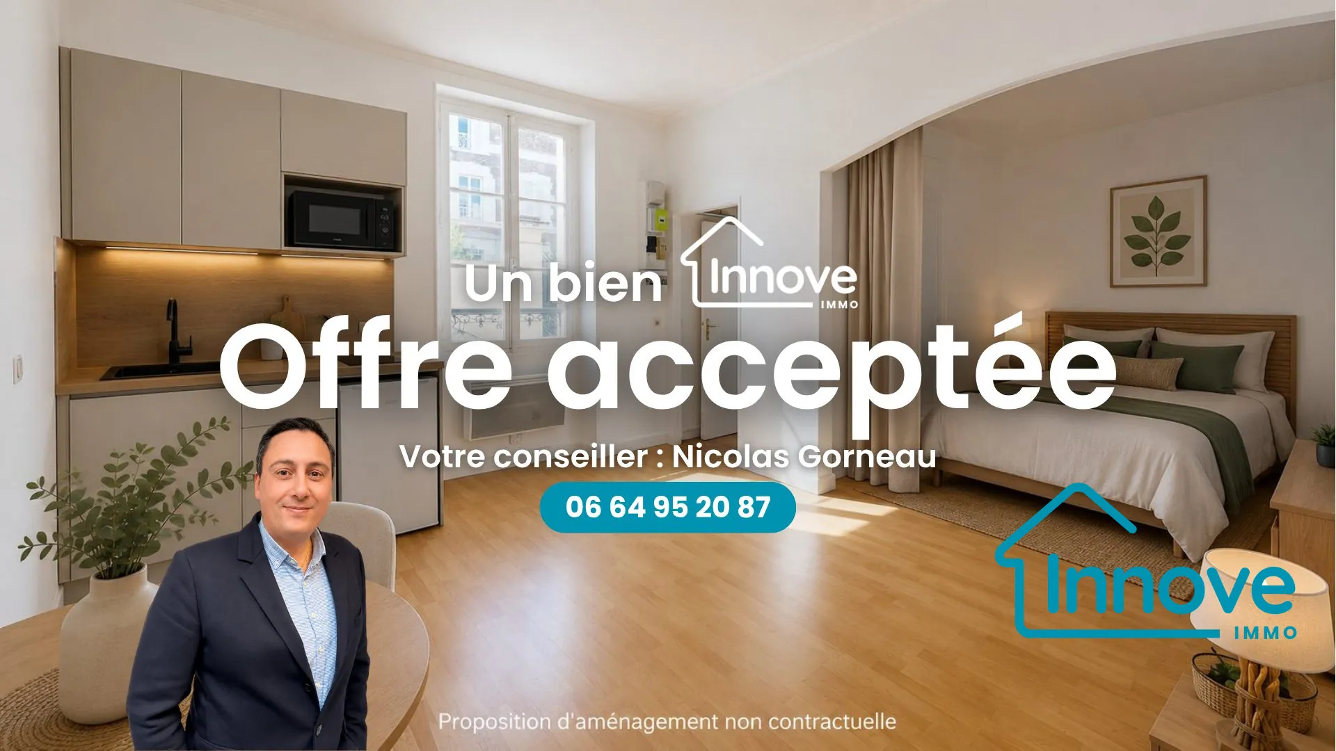 Studio à vendre de 25 m² à Le Chesnay-Rocquencourt, proche Versailles et gare Rive-Droite