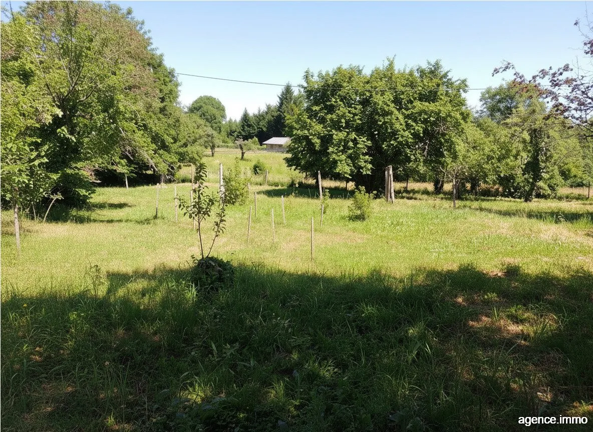 Terrain constructible à vendre à Maleville avec vue dégagée et environnement serein