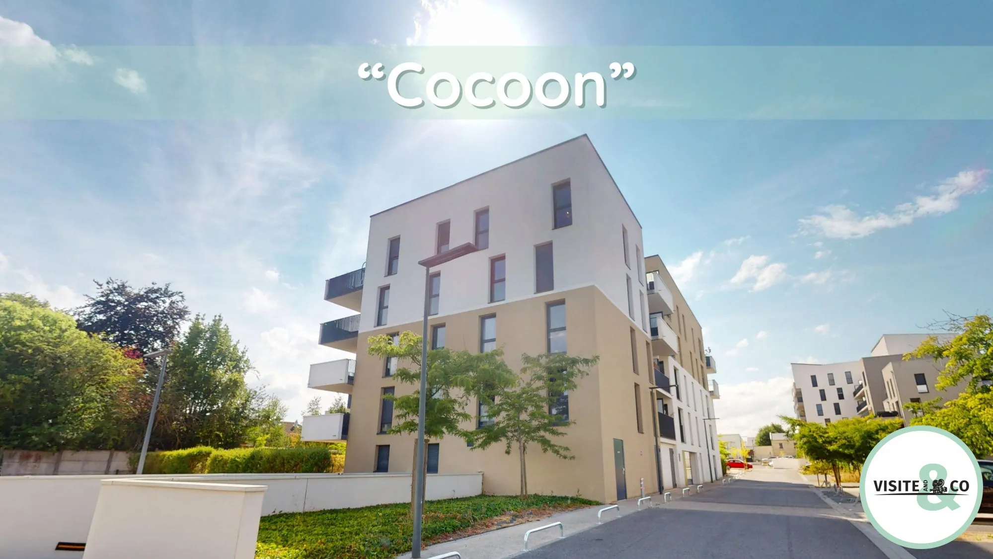 Appartement T2 avec balcon et parking à Caen, résidence sécurisée