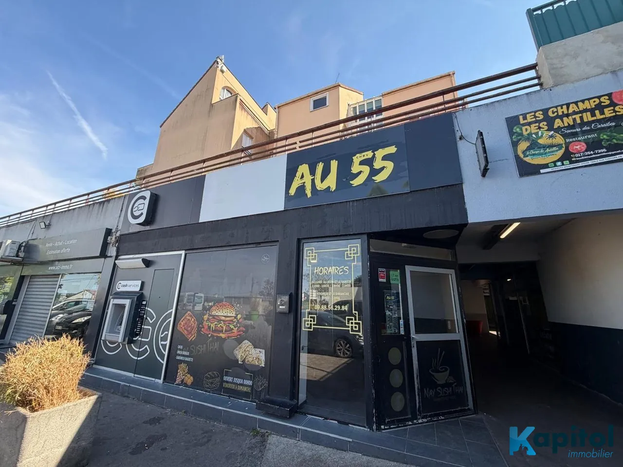 Location d'un local commercial à Andresy pour restauration ou commerce, 64 m²