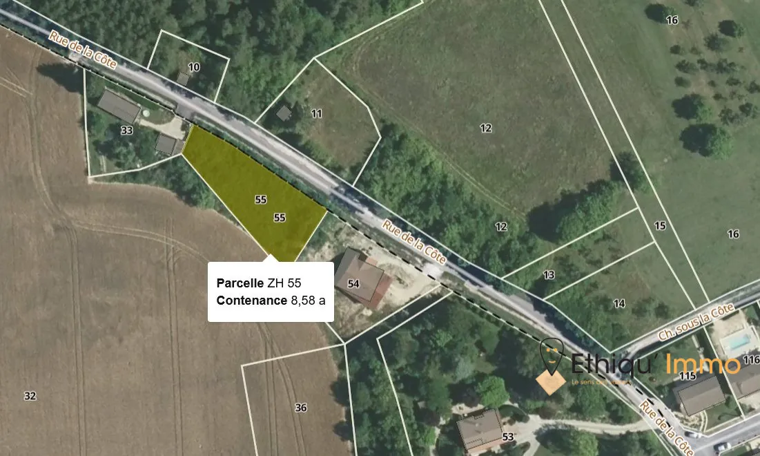 Terrain constructible de 858 m² à Soncourt-sur-Marne - Opportunité à saisir