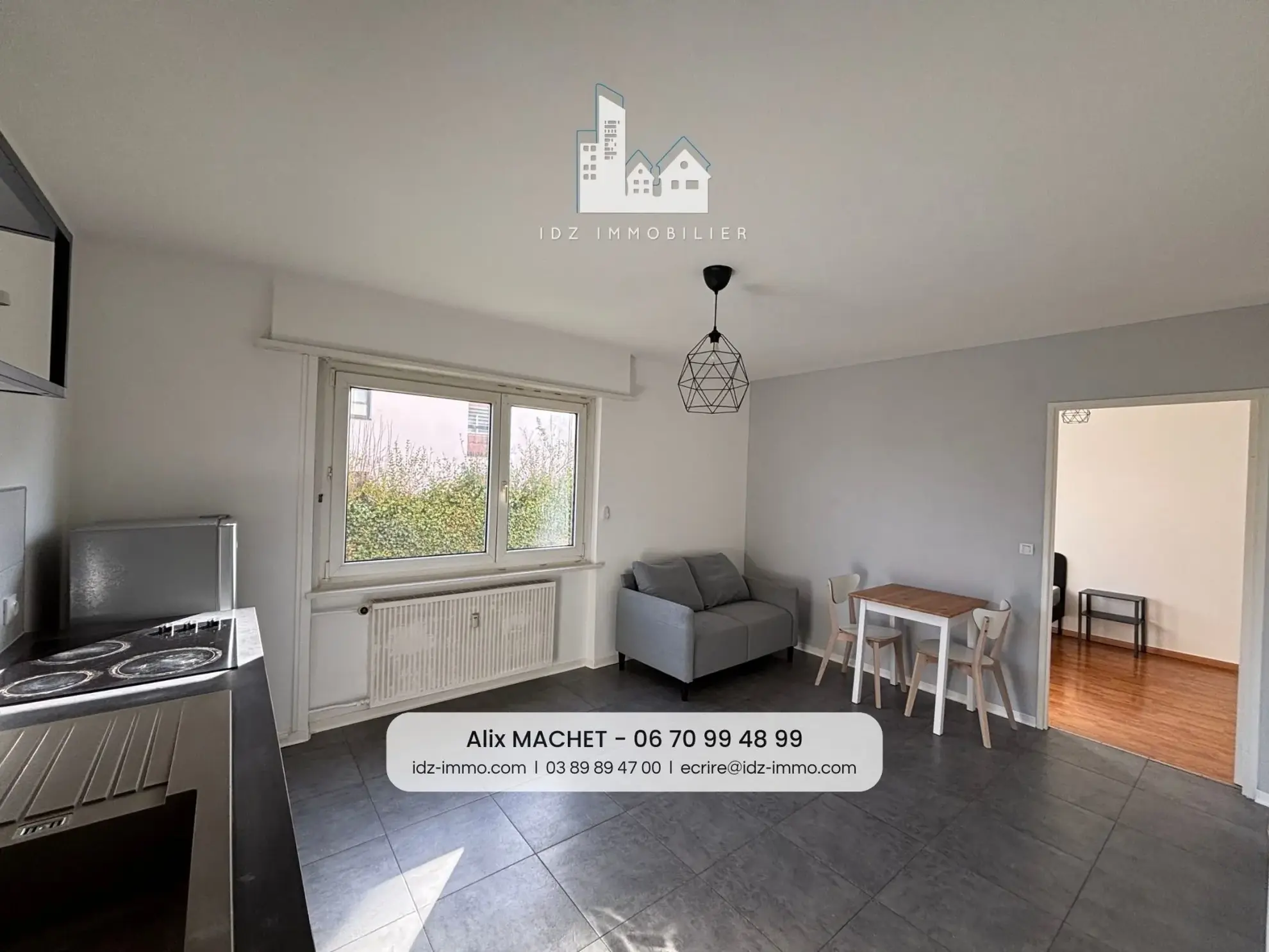 Charmant T2 de 33m² au centre de Saint-Louis avec parking privé