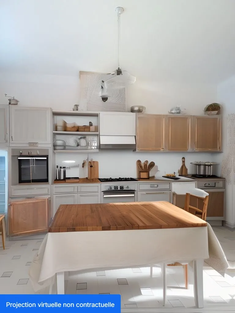 Charmante maison ancienne de 135m² à Dénat avec garages et terrasse