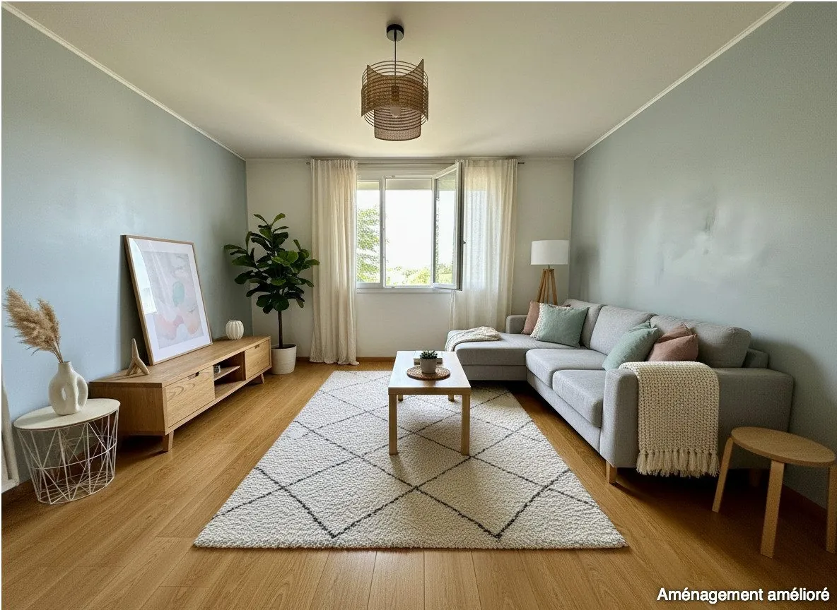 Appartement T3 lumineux à vendre à Saint-Herblain avec cave et parking