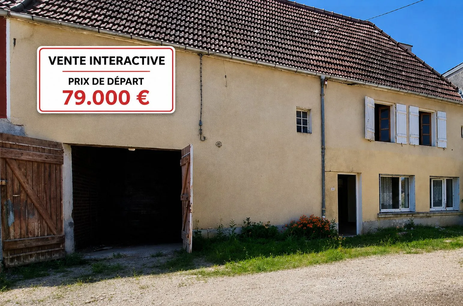 Ensemble immobilier à fort potentiel de rénovation à Labergement-lès-Seurre