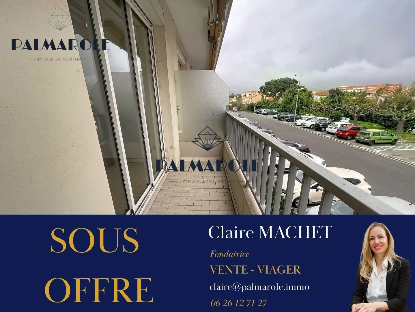 Appartement T2 à vendre à Perpignan Les Platanes avec terrasse et parking