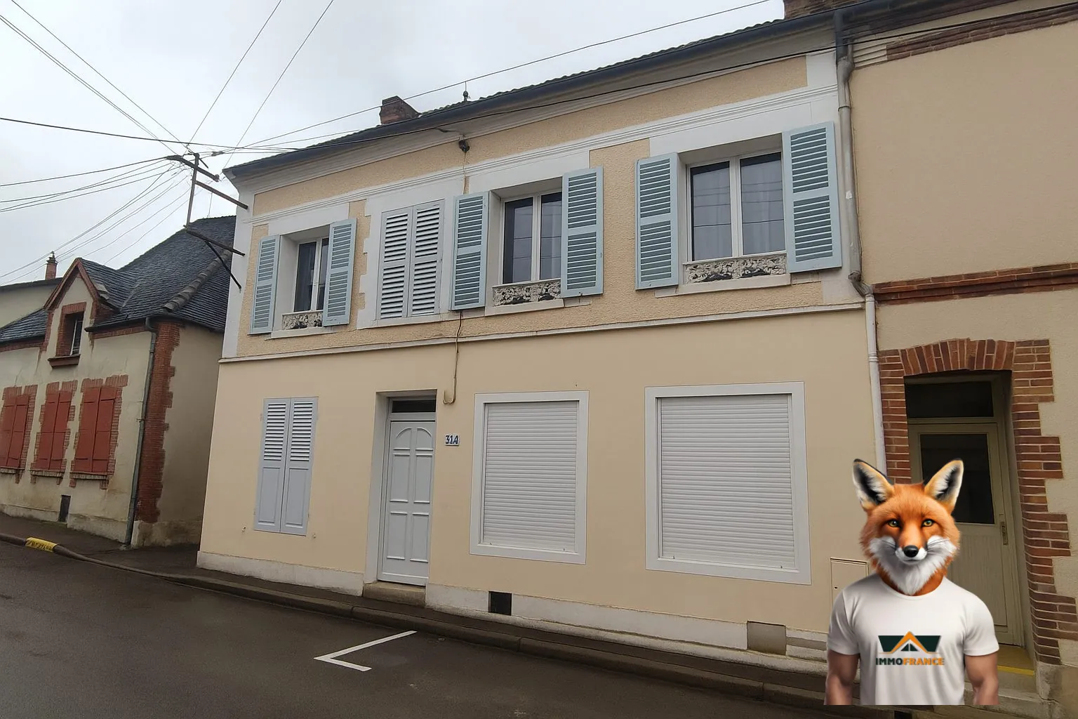 Belle maison de bourg à Trainel avec 5 chambres, garage et terrain de 648 m²