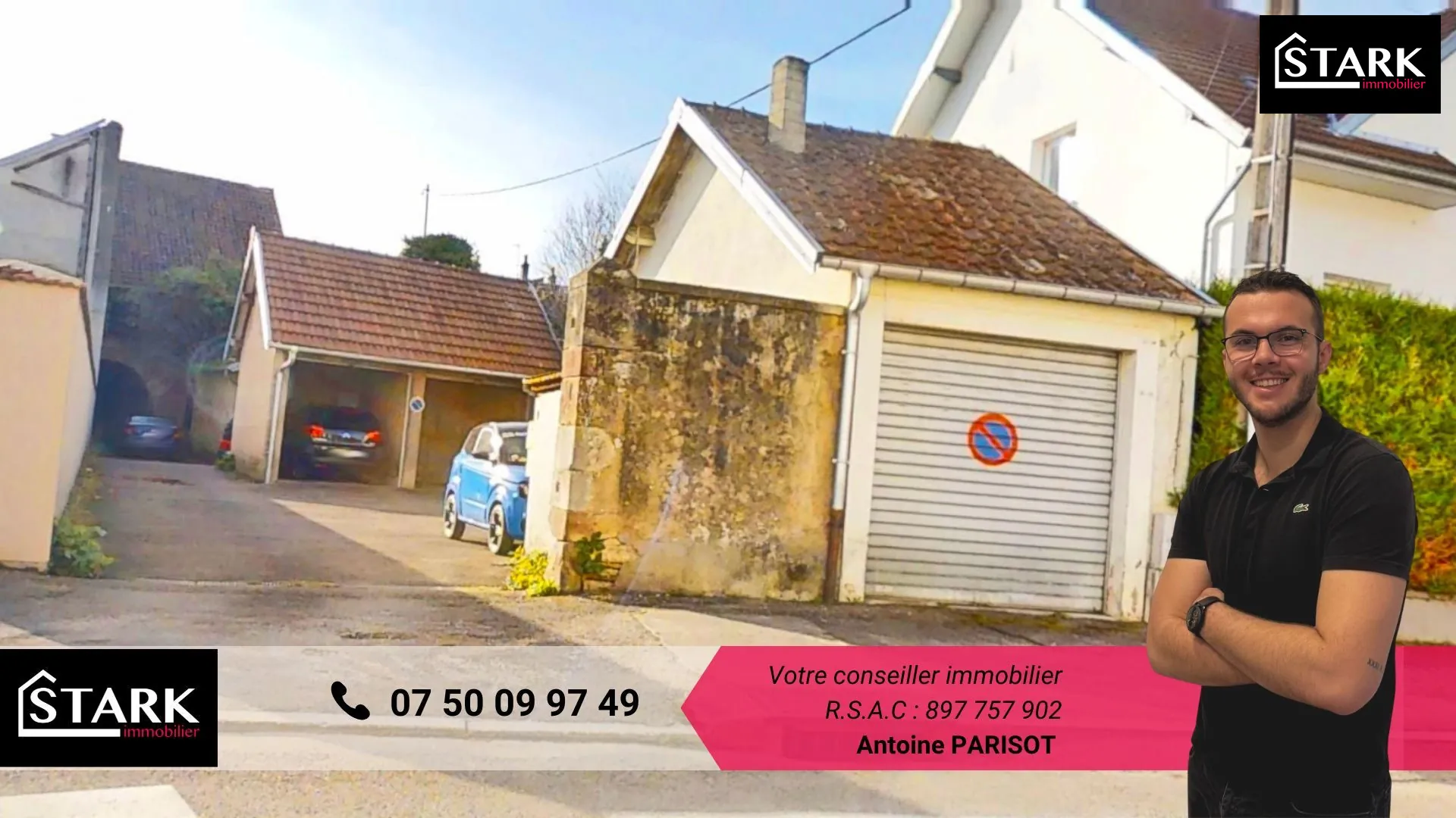 Ensemble immobilier avec garages et annexes à LURE, idéal investisseurs