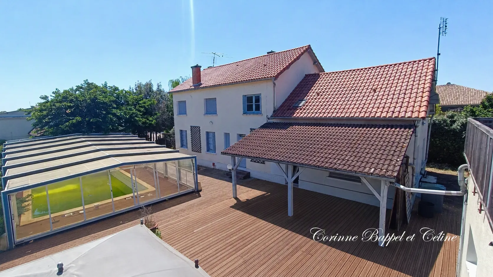 Vente maison avec deux logements et piscine à Sorges 24420