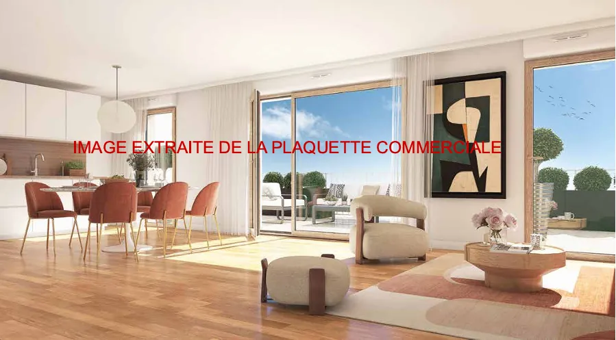 Appartement 2 pièces à Stains avec parking, livraison 2027, TVA réduite, dernier étage