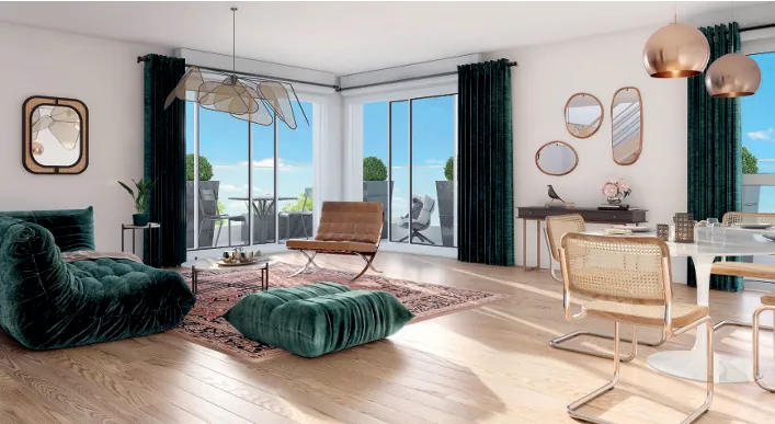Appartement neuf T3 à Saint-Denis - Livraison 2028 avec parking inclus