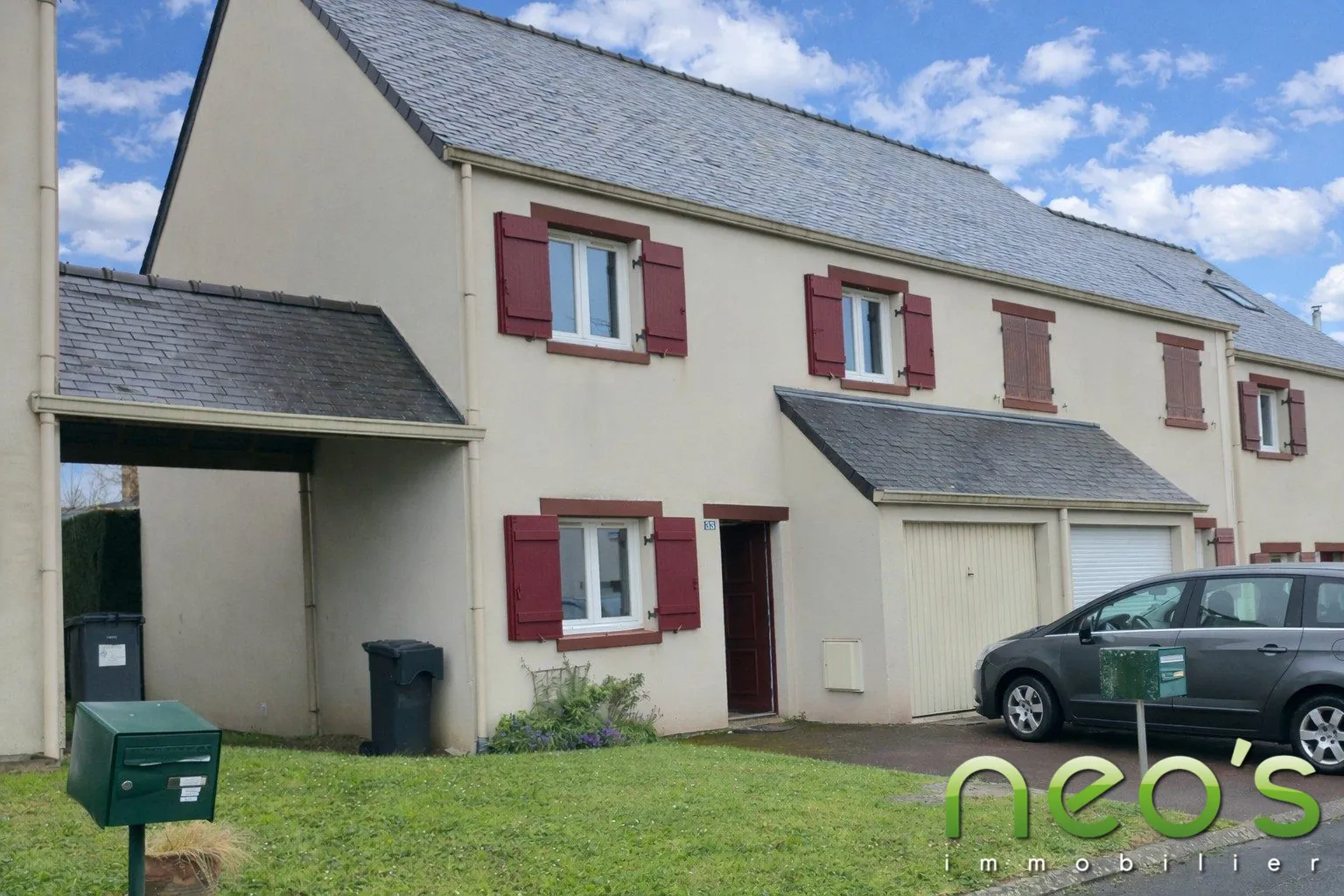 Maison à Chemillé de 84 m² proche gare avec jardin et garage