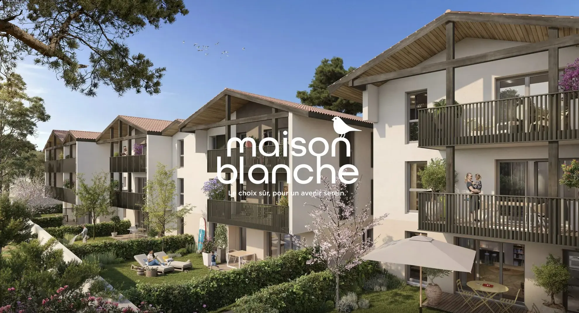 Appartement T2 en rez-de-jardin à Saint-Vincent-de-Tyrosse avec jardin et parking privé