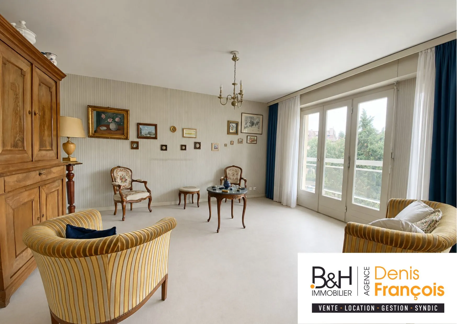 Bel appartement traversant de 117 m² à Sélestat avec balcon et garage
