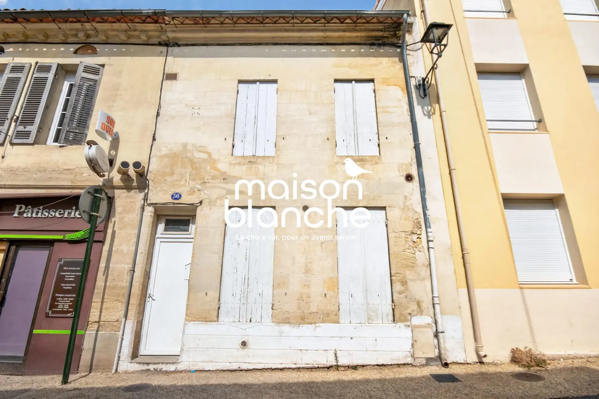 Immeuble à vendre à Castillon-la-Bataille avec travaux de rénovation, 2 logements indépendants