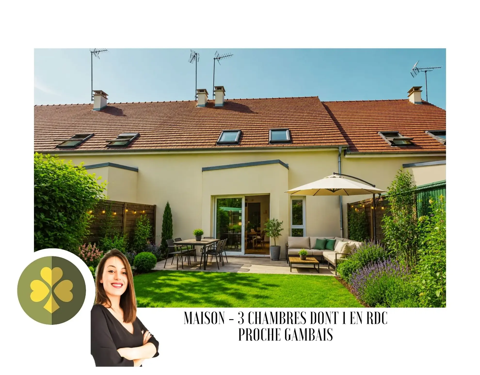 Maison 3 chambres avec jardin à Condé-sur-Vesgre - Yvelines