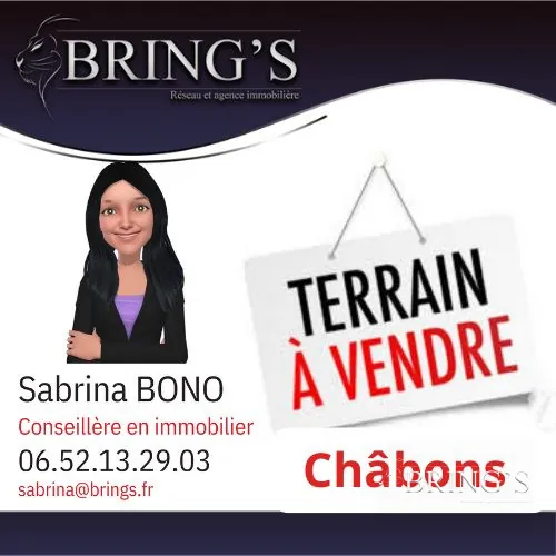 Terrain à vendre de 359 m² à Chabons, proche commodités