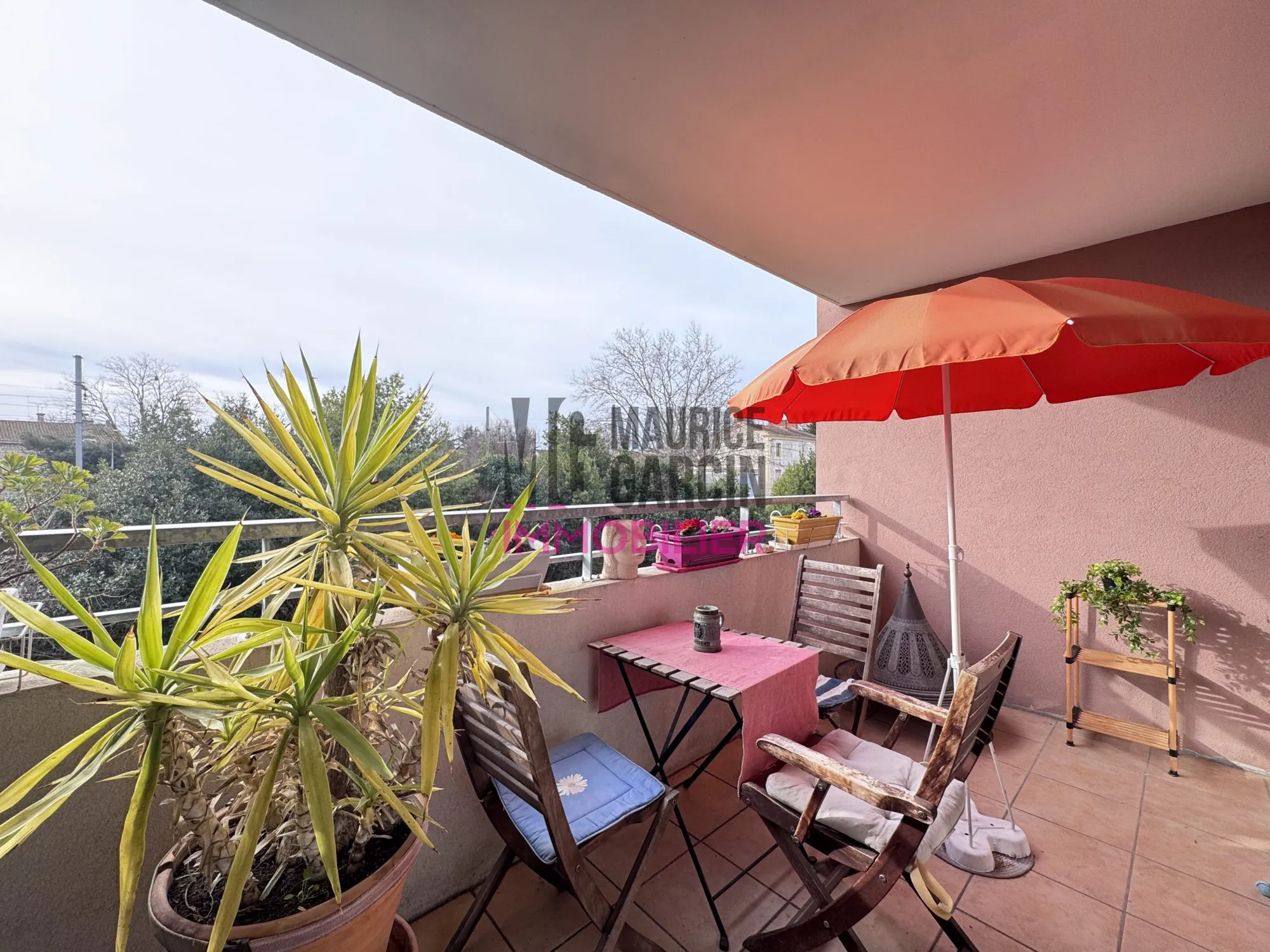Bel appartement T3 avec balcon et stationnement à Montfavet, Avignon