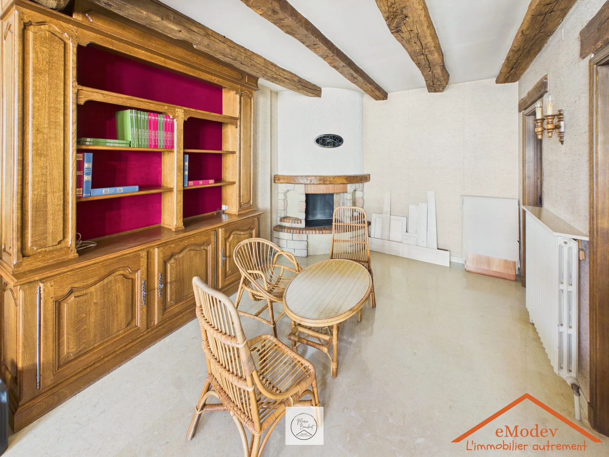 Maison de ville en vente au centre du Val d'Ajol – 117 m² avec caves et jardin