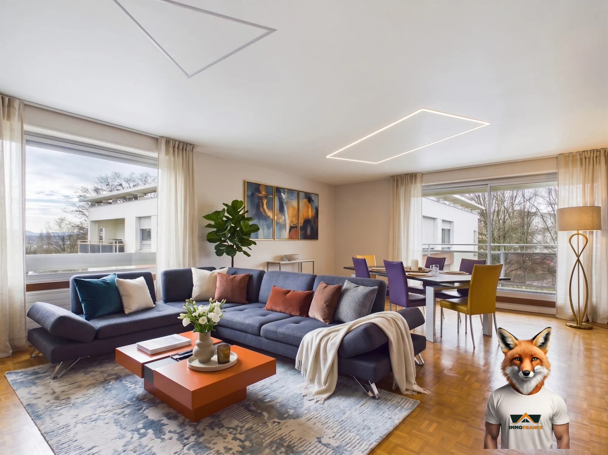 Superbe appartement T6 lumineux avec terrasse à Montbéliard