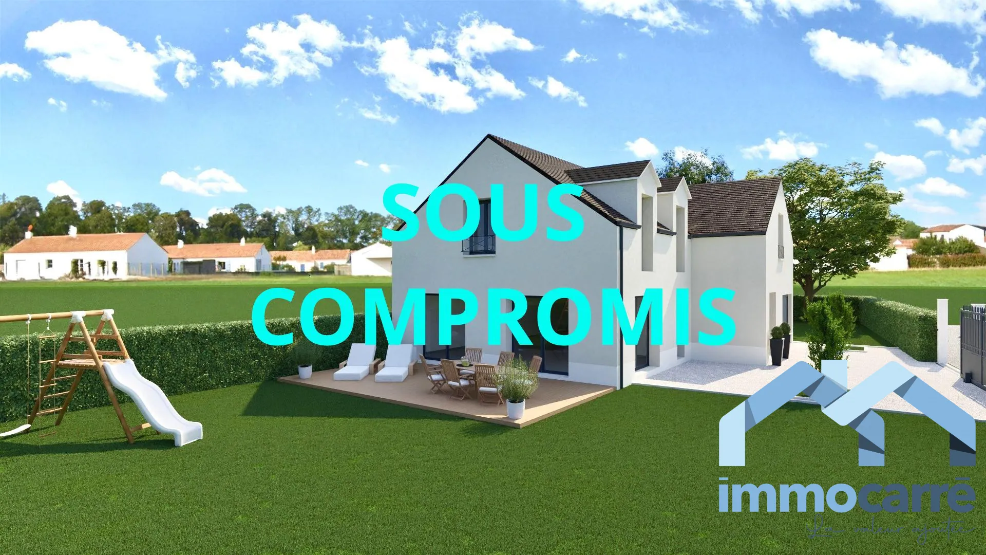 Grand terrain constructible proche Bussy-Saint-Georges avec exposition sud