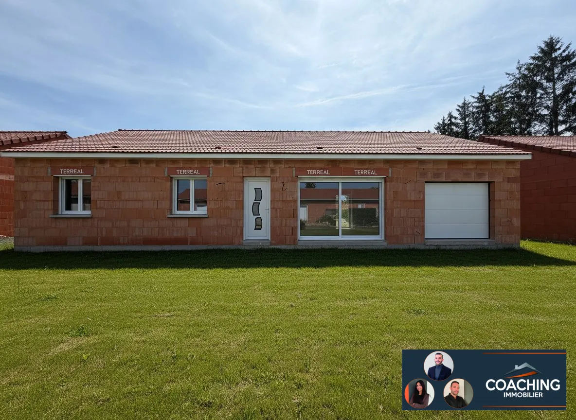 Maison neuve à terminer entre Vitry et Châlons – Potentiel d'aménagement