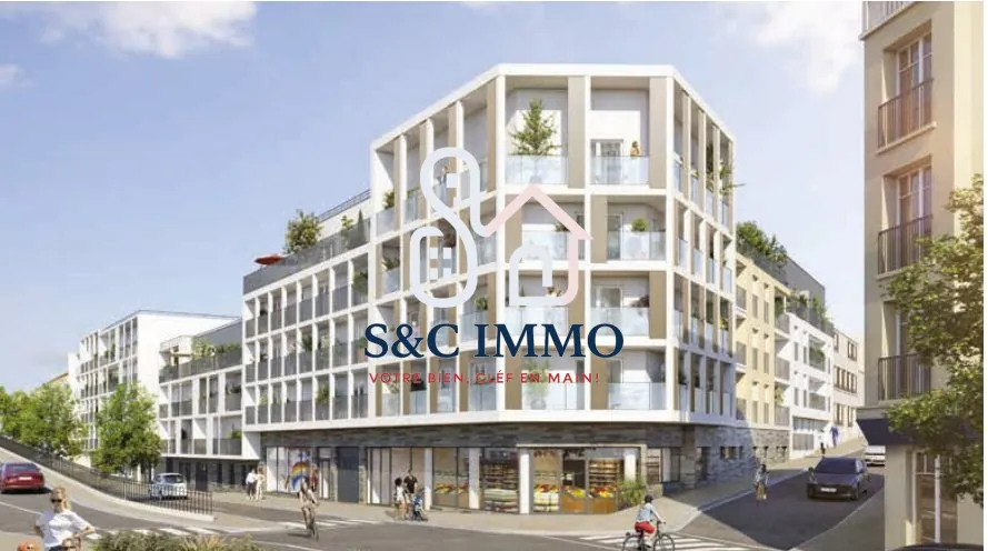 Appartement T1 neuf avec balcon à vendre à Pomponne