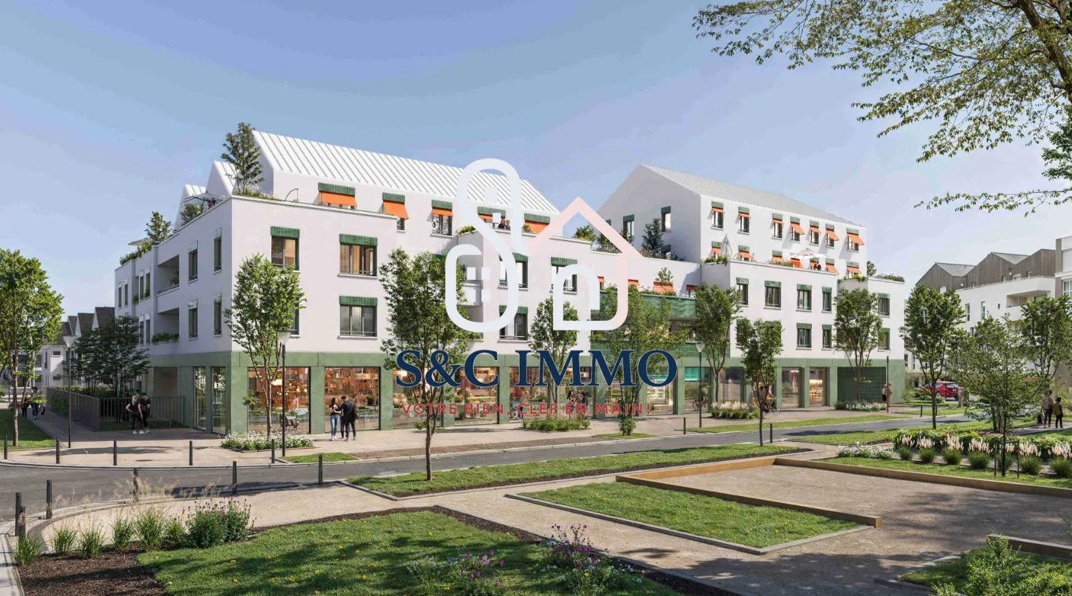 Appartement T1 neuf de luxe à vendre à Melun – 27,60 m² avec Balcon