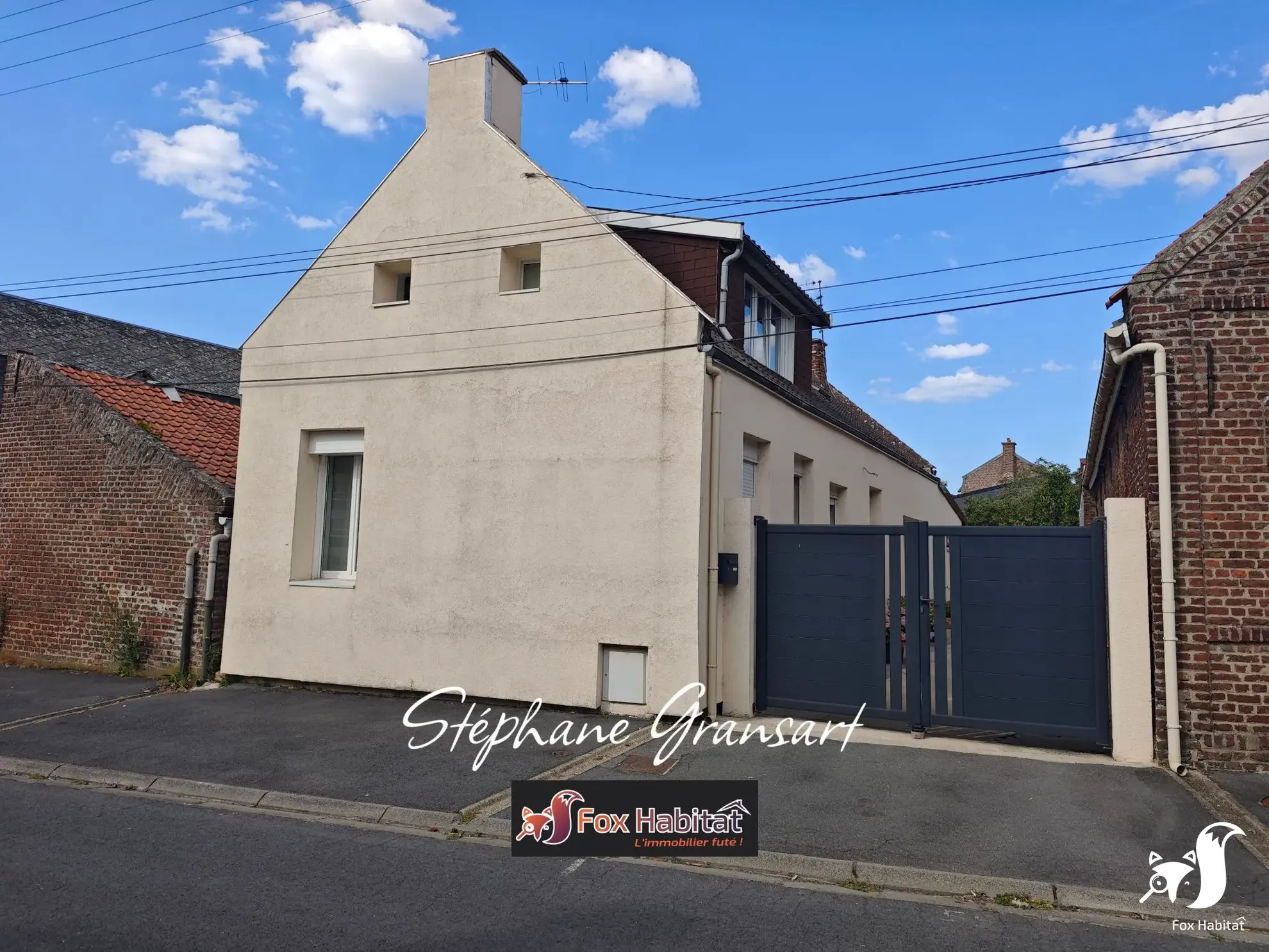 Maison individuelle de style longère à Iwuy avec jardin, 2 chambres et cave