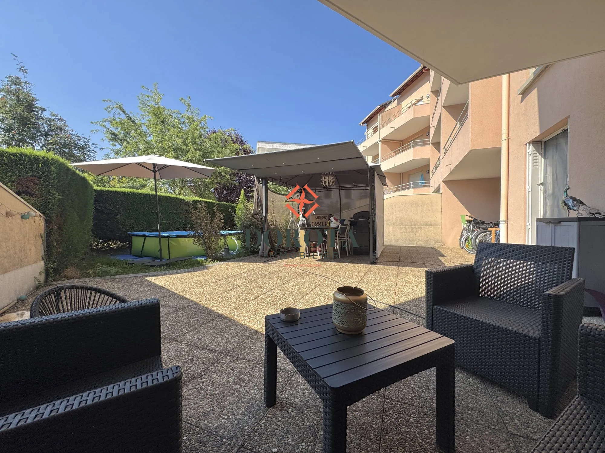 Appartement T3 avec jardin en centre-ville de Pontcharra - Opportunité d'investissement