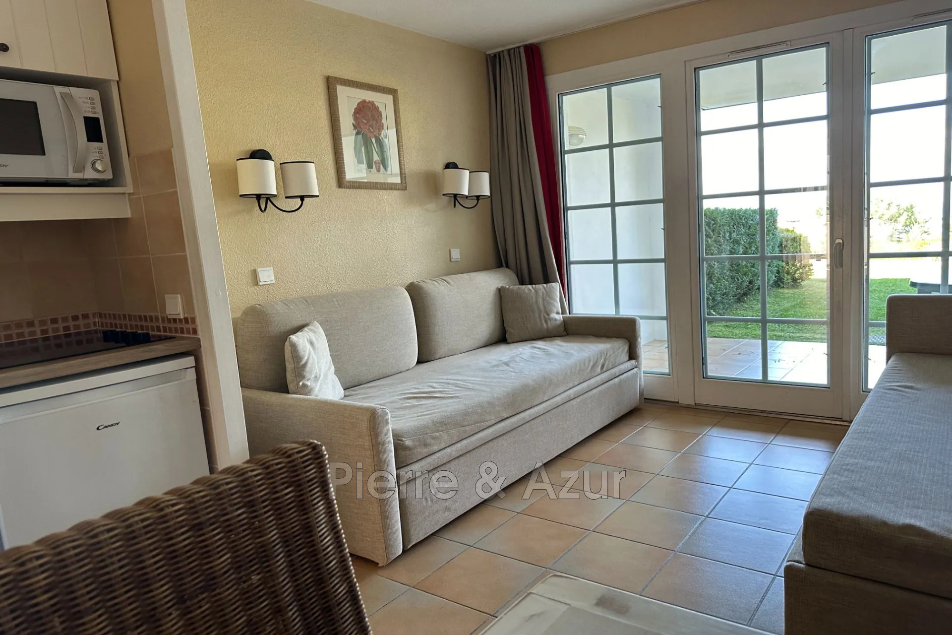 Appartement 2 pièces avec piscine et vue mer à Urrugne sur la Côte Basque 