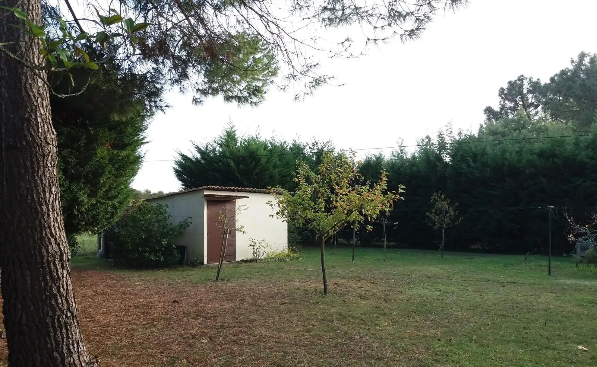 Terrain constructible plat à Branne de 1290 m² avec étude de sol