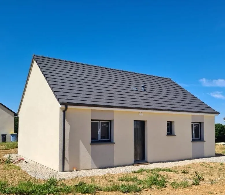 Maison plain-pied moderne à Méricourt-en-Vimeu avec 2 chambres et combles aménageables