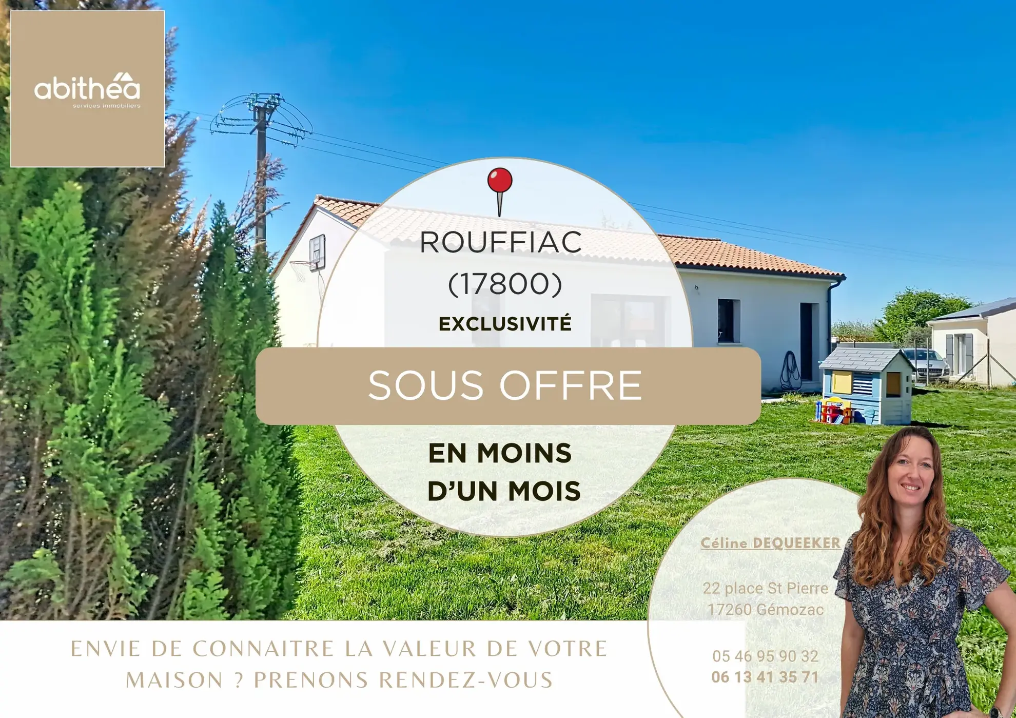 Maison neuve 2023 à Rouffiac avec 2 chambres, proche Pons, Cognac et Saintes
