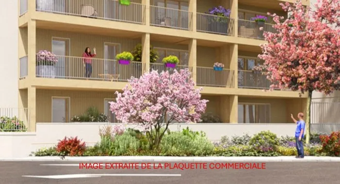 Appartement T2 neuf à Beaumont avec terrasse de 11,14 m² - Livraison 2028