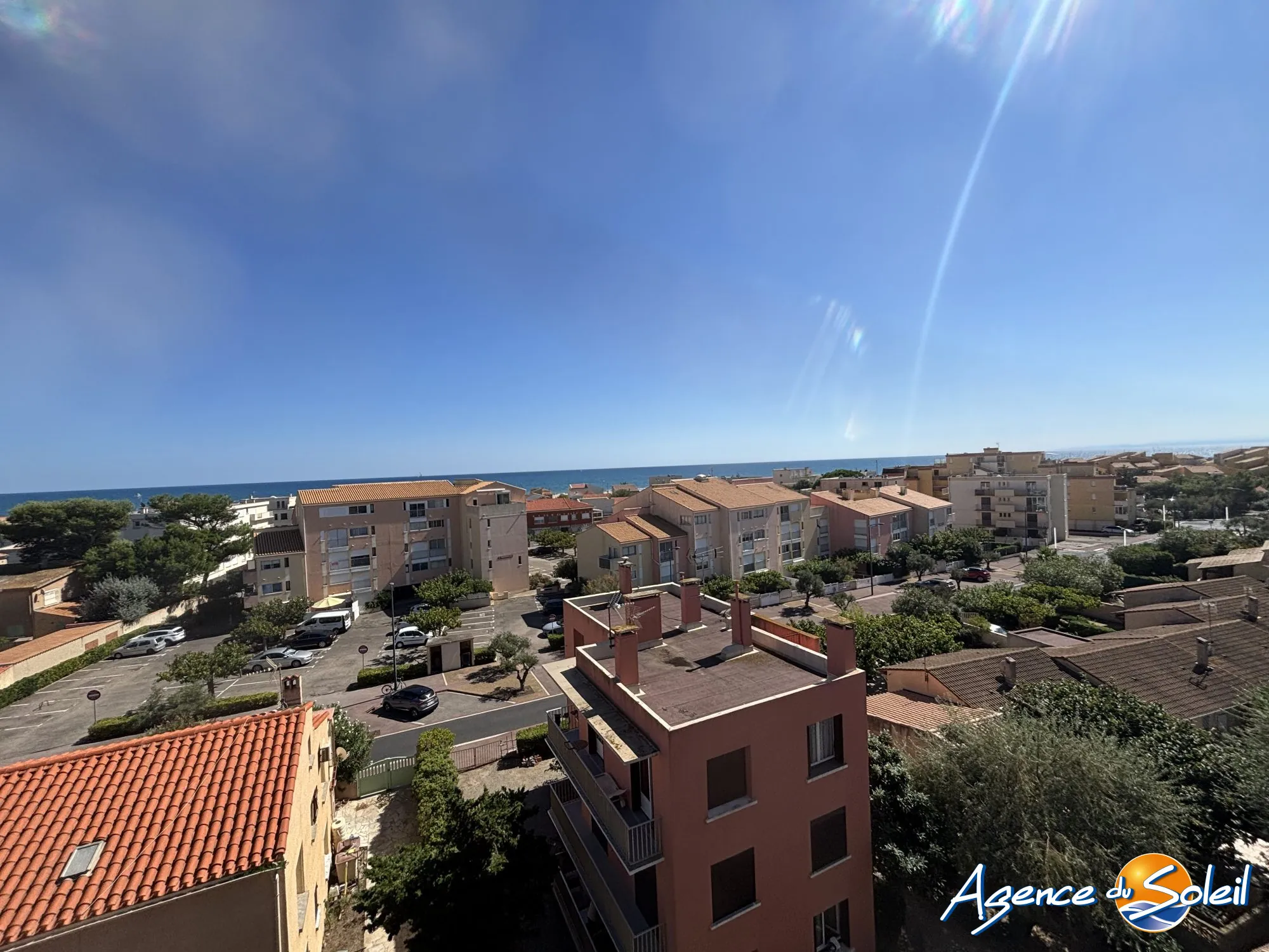Appartement T2 lumineux avec balcon et vue panoramique à Narbonne-Plage