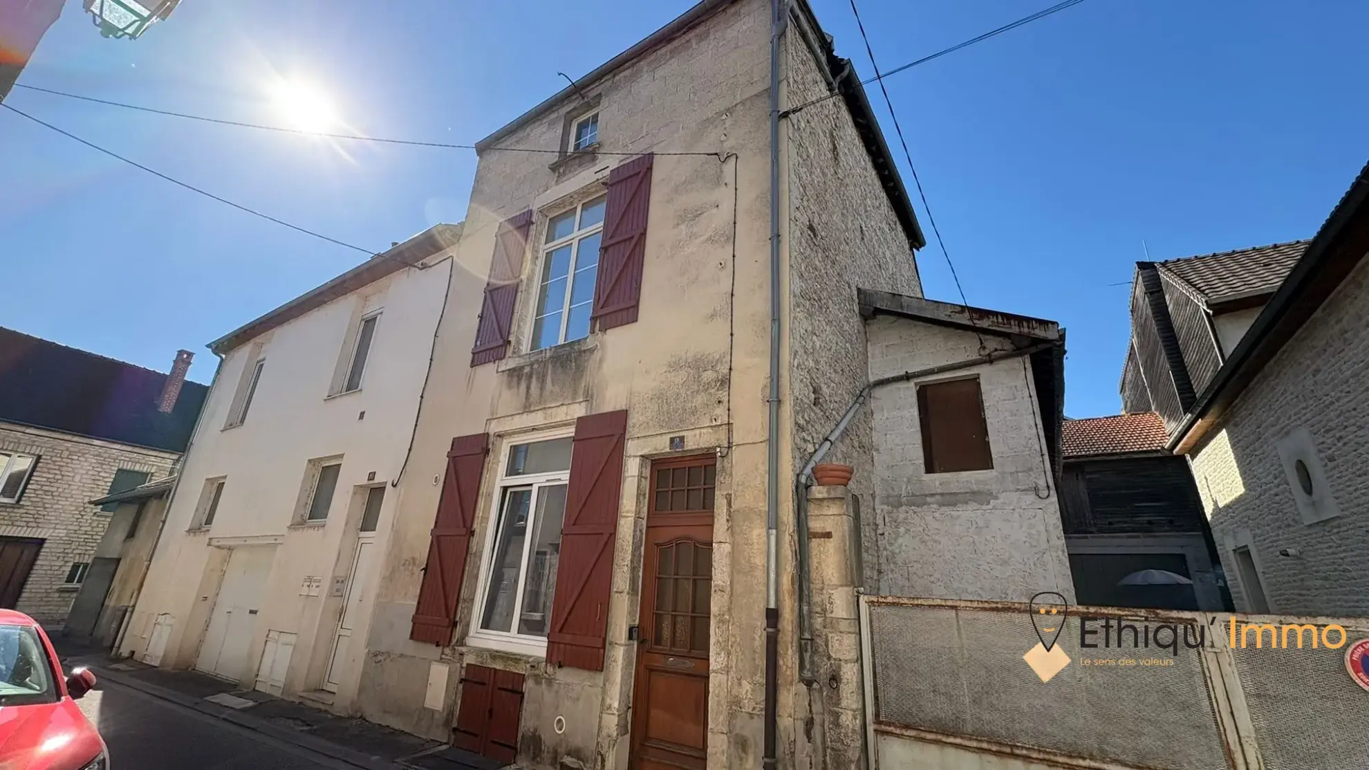 Investissement immobilier à Bar-sur-Aube - Immeuble de 92 m² en centre-ville